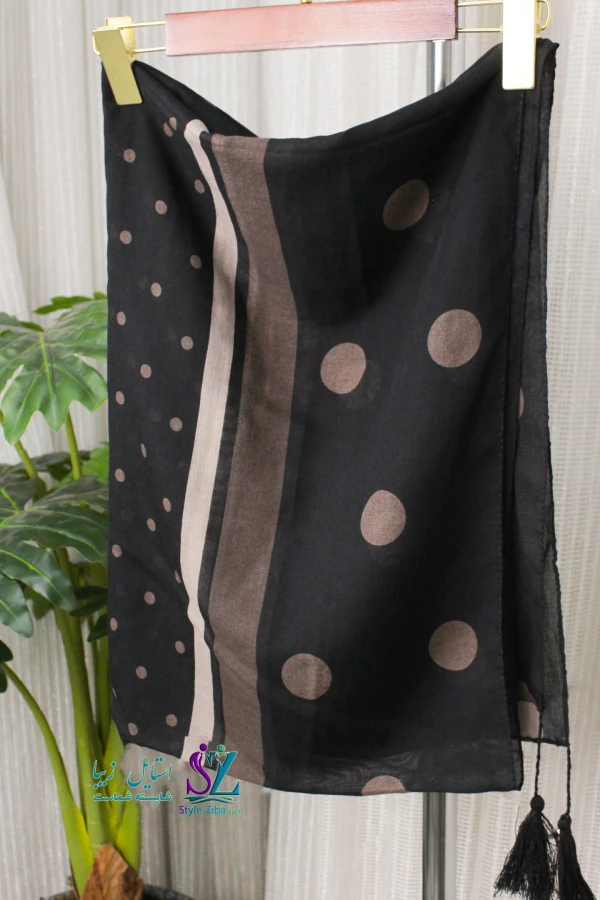 شال نخی طرح دار آیسا (کد 02)