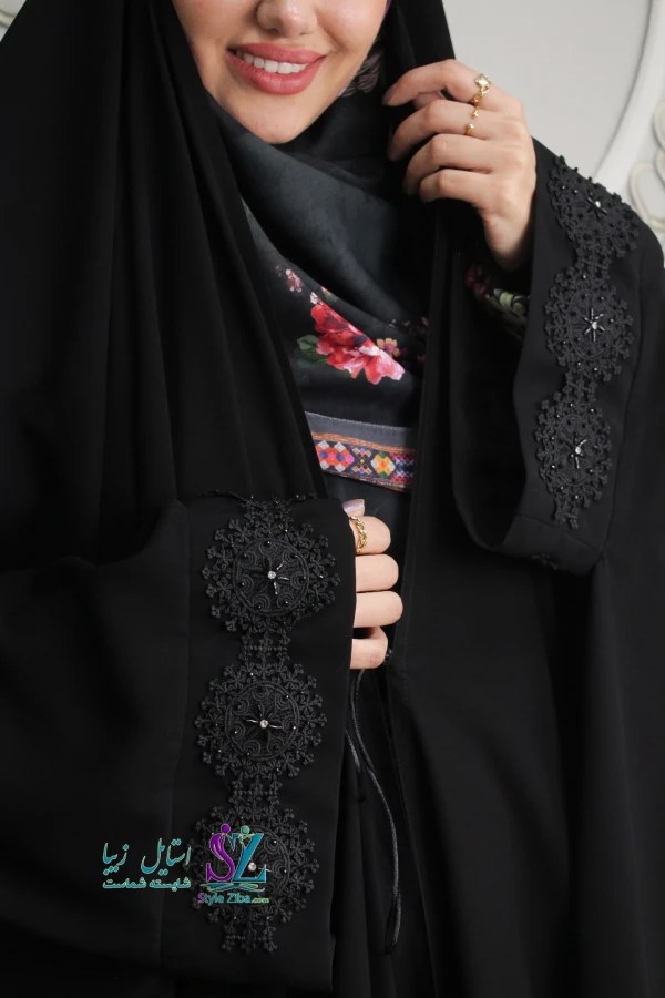 چادر جده عربی اصیل جواهر دوزی مانیا