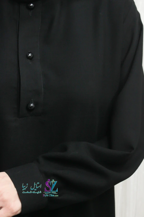 عبا زنانه مشکی ترگل