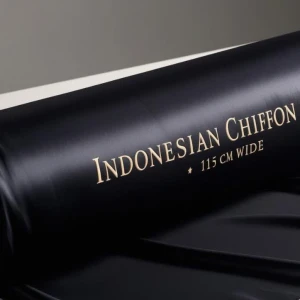 پارچه حریر شیفون اندونزی لب ترکی عرض115cm