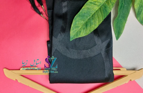 شال مشکی ثمانه (طرح 2)