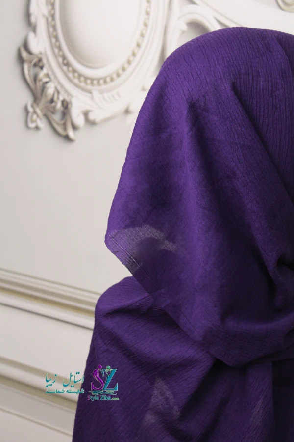 شال نخی پلیسه مهرخ (کد01)