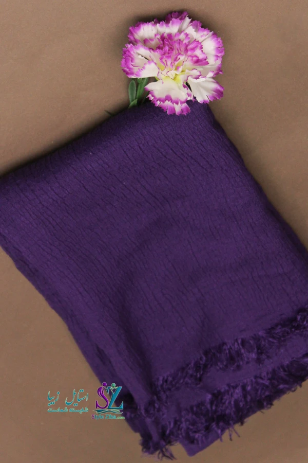شال نخی پلیسه مهرخ (کد01)