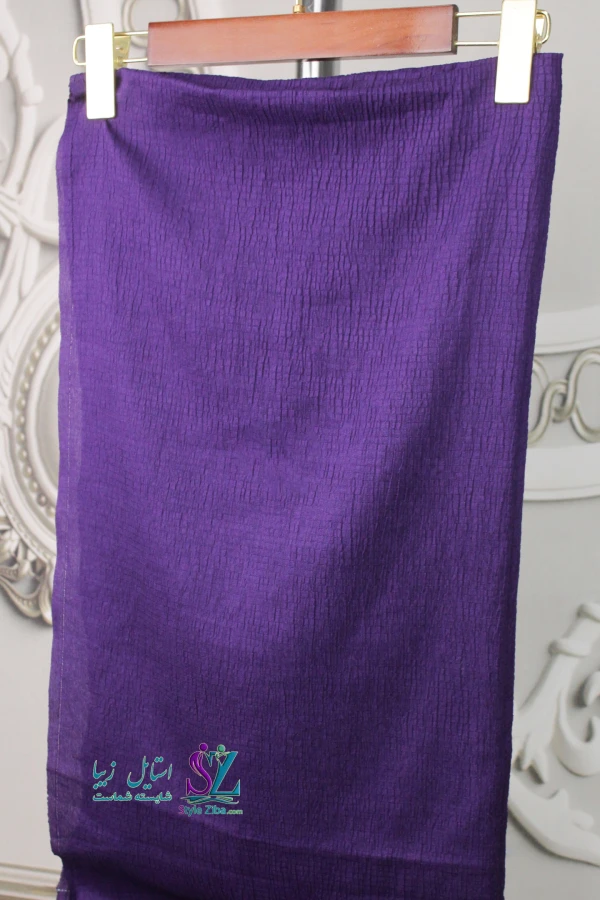 شال نخی پلیسه مهرخ (کد01)