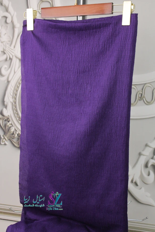 شال نخی پلیسه مهرخ (کد01)