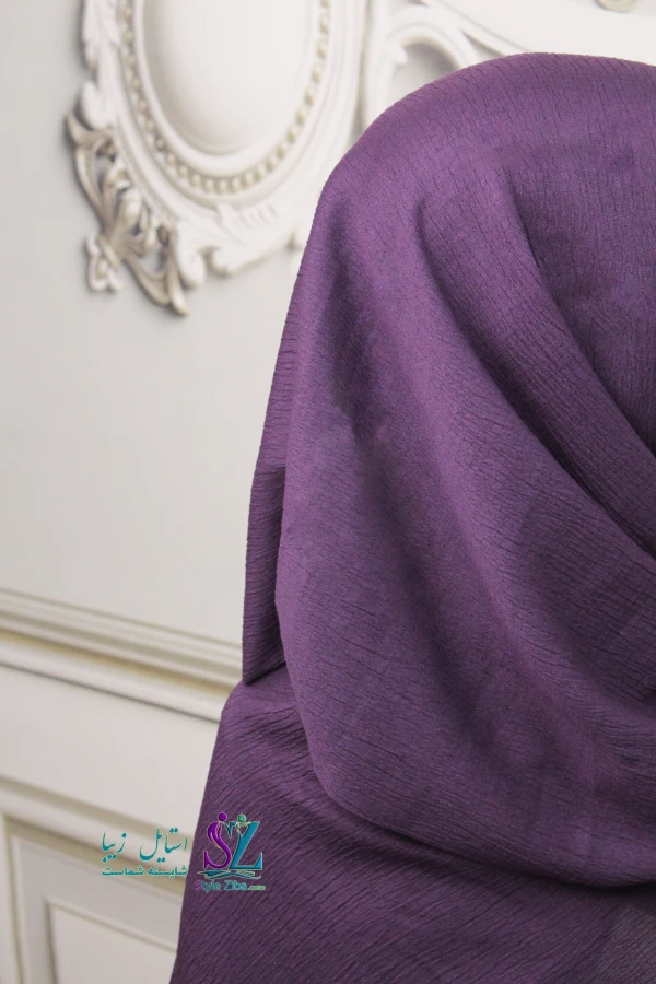 شال نخی پلیسه مهرخ (کد 02)