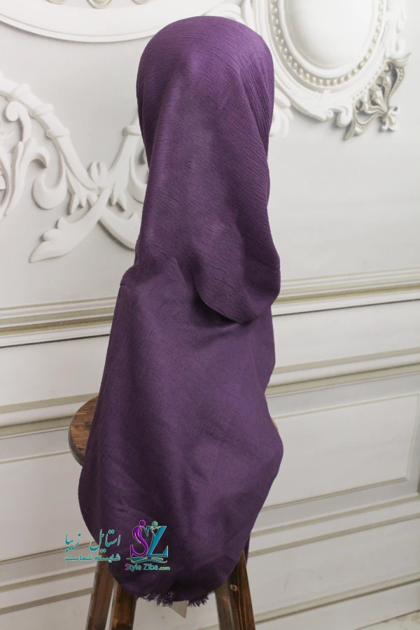 شال نخی پلیسه مهرخ (کد 02)