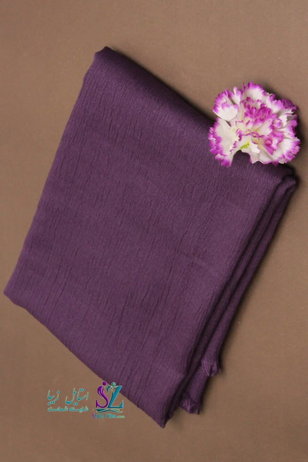 شال نخی پلیسه مهرخ (کد 02)