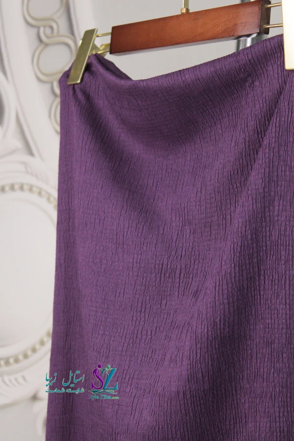 شال نخی پلیسه مهرخ (کد 02)