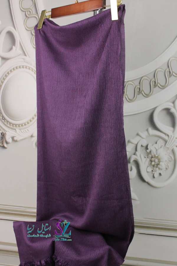 شال نخی پلیسه مهرخ (کد 02)