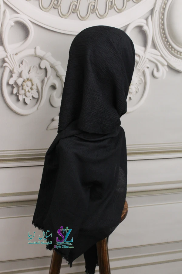 شال نخی پلیسه مهرخ (کد 03)