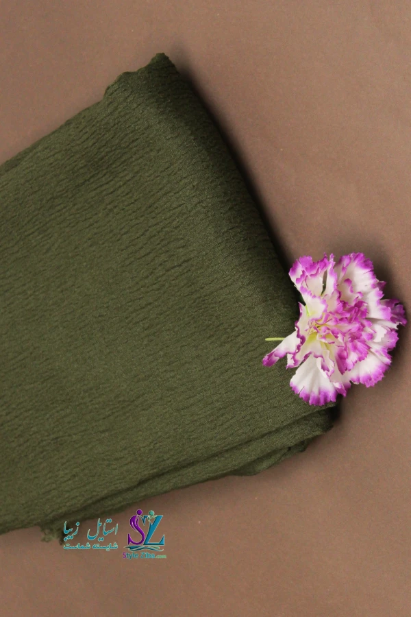 شال نخی پلیسه مهرخ (کد 04)