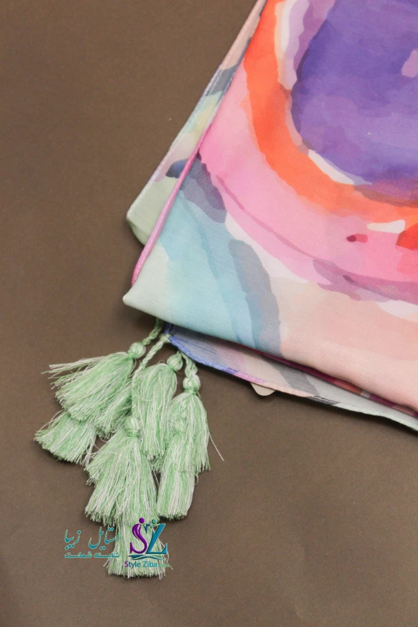 شال آبرنگی نیکا (کد 01)