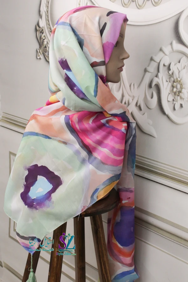 شال آبرنگی نیکا (کد 01)