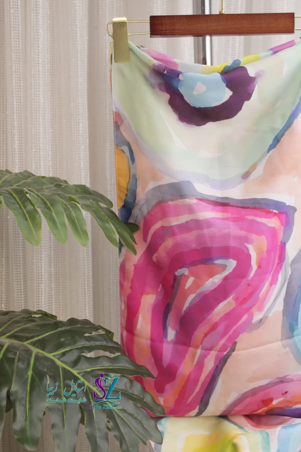 شال آبرنگی نیکا (کد 01)