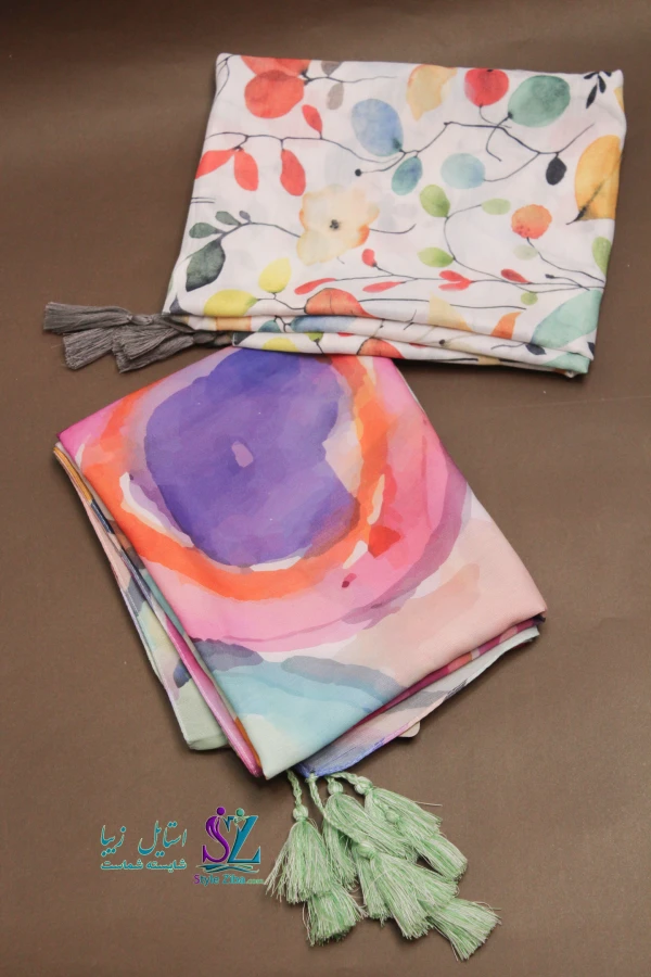 شال آبرنگی نیکا (کد 02)