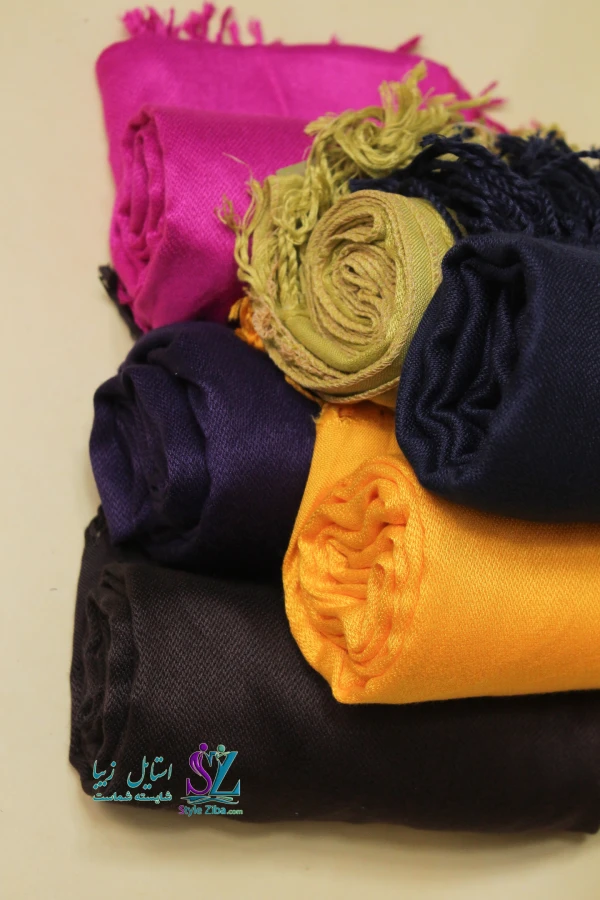 شال نخی ساده نورین (کد 01)