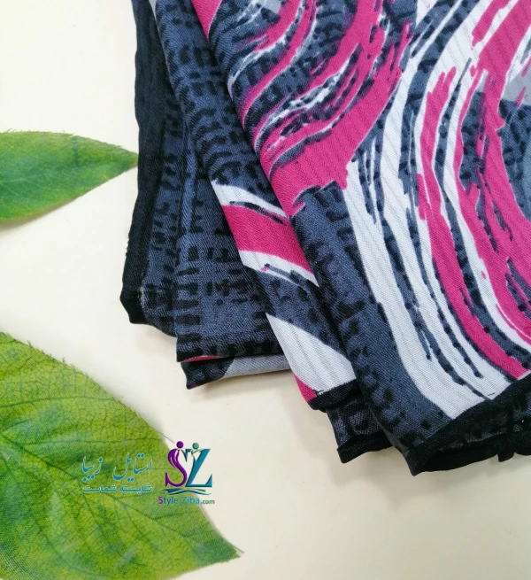 روسری نخی طرح دار رامونا