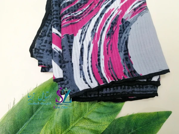 روسری نخی طرح دار رامونا