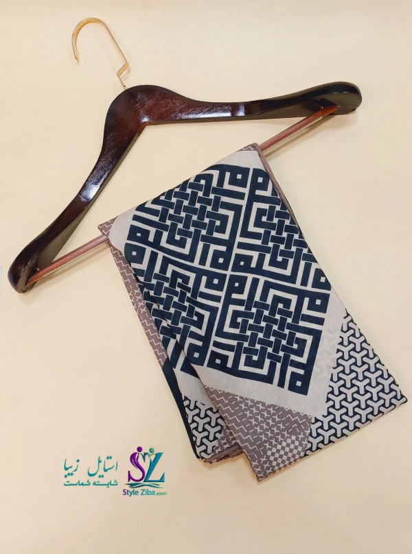 روسری نخی طرح دار آدنا