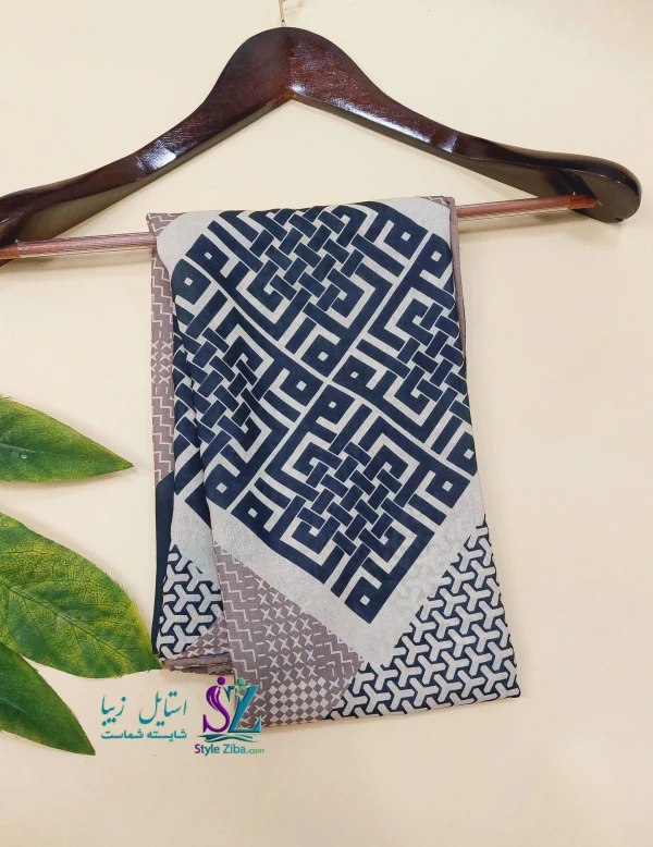 روسری نخی طرح دار آدنا