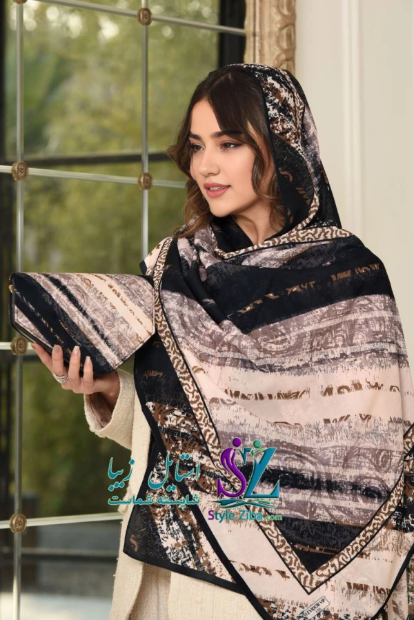 ست کیف و شال (طرح 5)