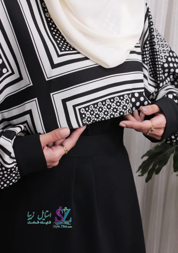 عبا زنانه رامینا (طرح 4)