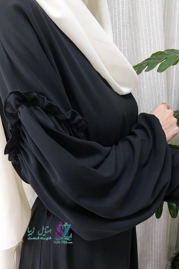 عبا زنانه عربی توسکا (مشکی)