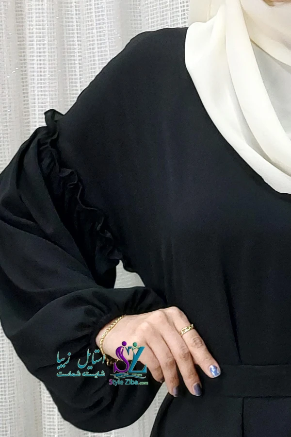 عبا زنانه عربی توسکا (مشکی)