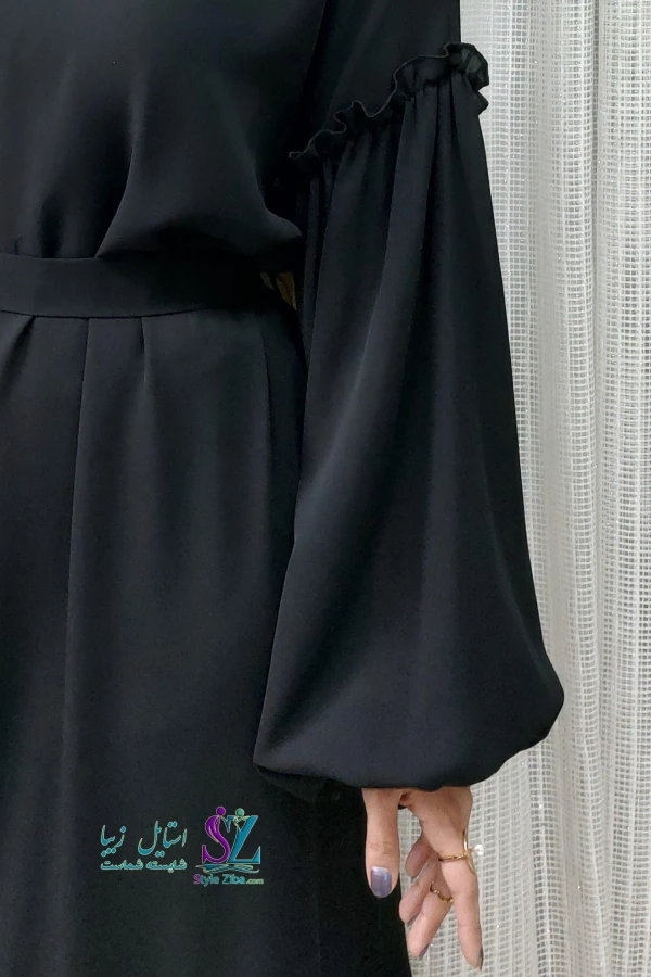 عبا زنانه عربی توسکا (مشکی)