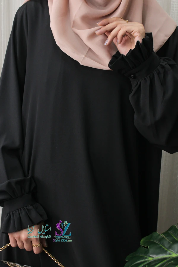 عبا زنانه کژال (مشکی)