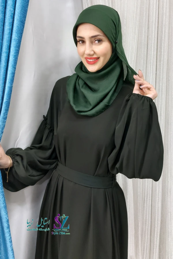 عبا زنانه عربی توسکا (سبز)