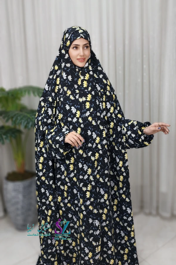 چادر نماز آستین دار نخی (طرح 04)