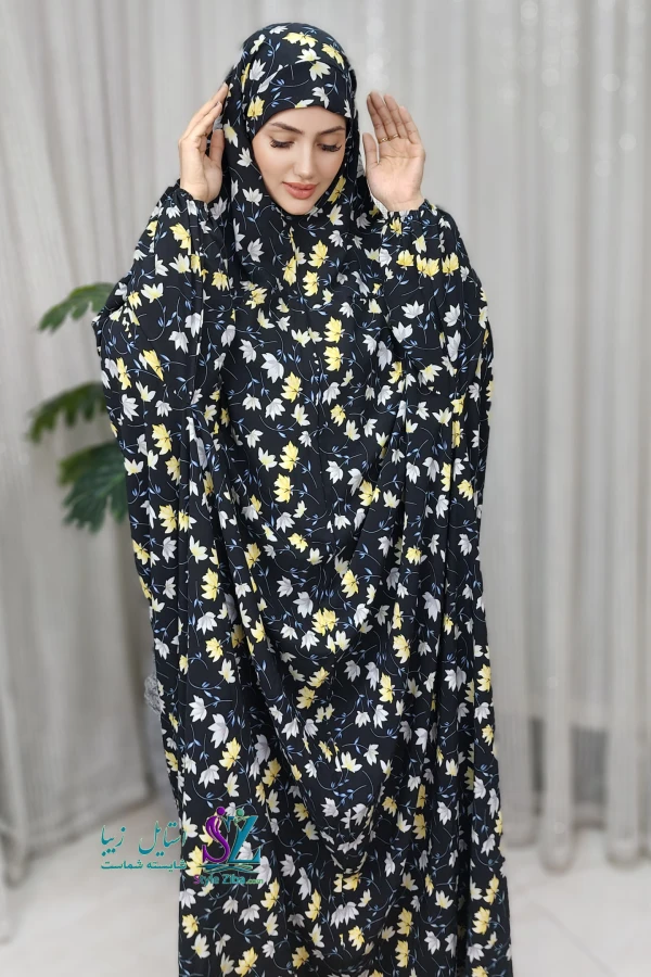 چادر نماز آستین دار نخی (طرح 04)