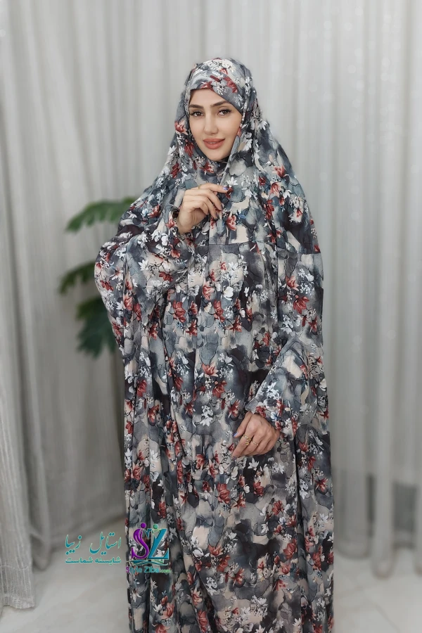 چادر نماز آستین دار نخی(طرح 05)