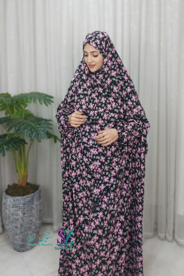 چادر نماز آستین دار نخی (طرح 06)