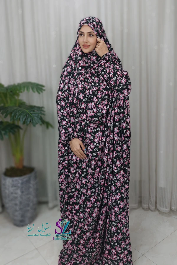 چادر نماز آستین دار نخی (طرح 06)