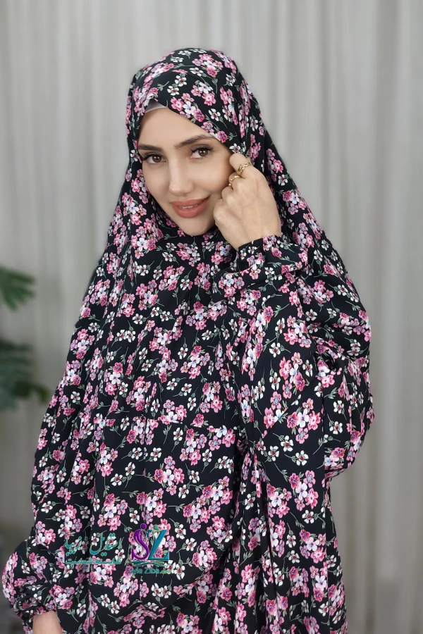 چادر نماز آستین دار نخی (طرح 06)