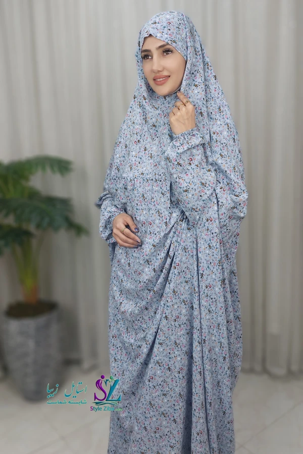 چادر نماز آستین دار نخی (طرح 10)