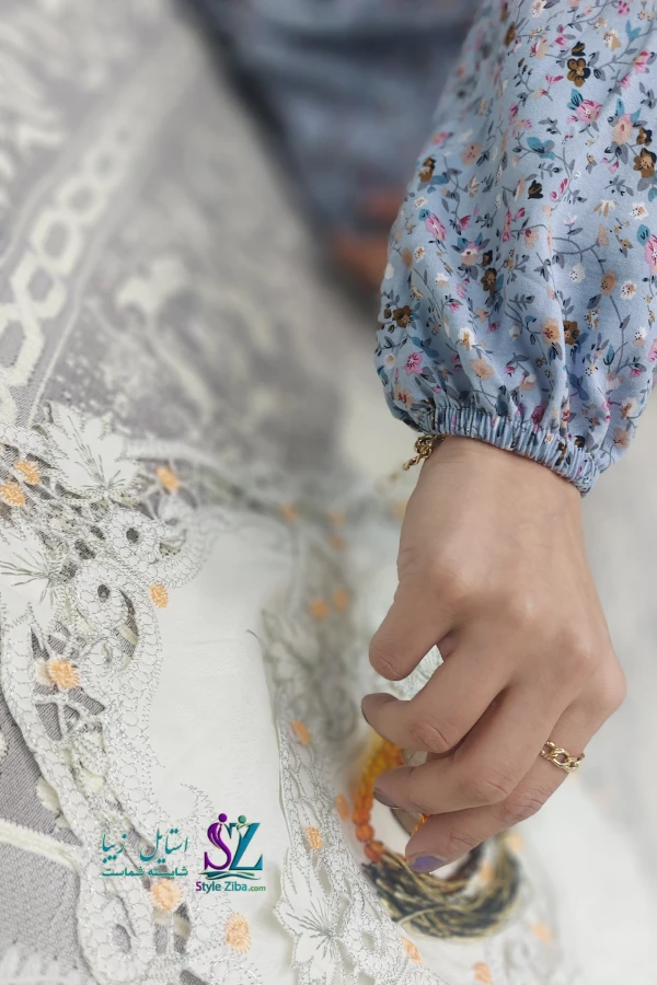 چادر نماز آستین دار نخی (طرح 10)