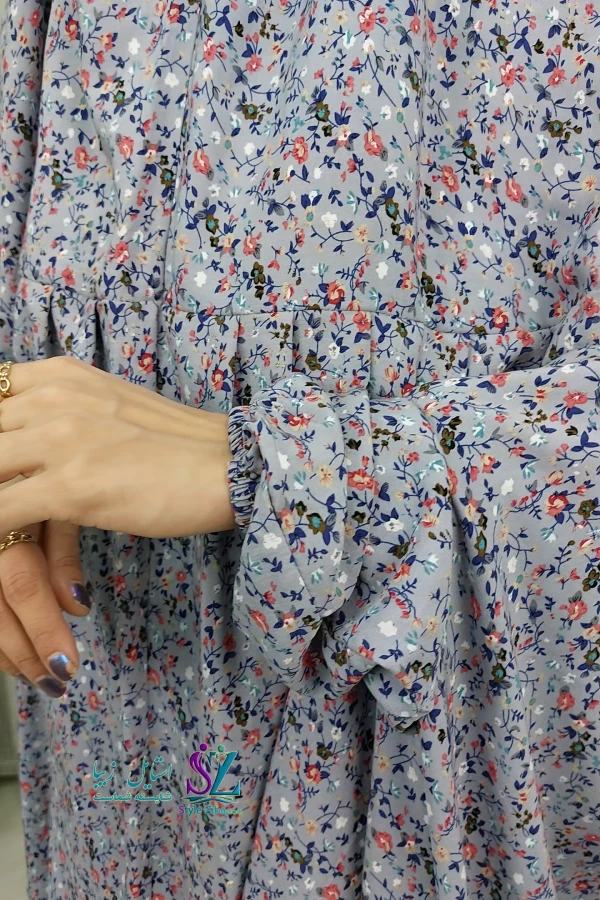 چادر نماز استین دار نخی (طرح 12)