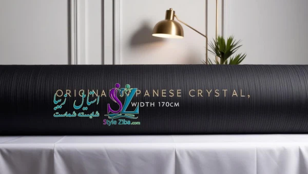 پارچه کریستال ژاپن اصل لب ترکی عرض 170cm