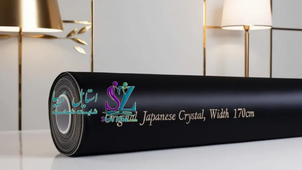 پارچه کریستال ژاپن اصل لب ترکی عرض 170cm