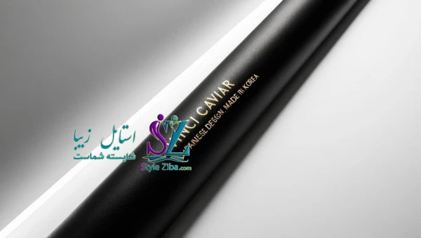 پارچه خاویاری وینچی طرح ژاپنی لب ترکی کره ای کدAعرض 180cm