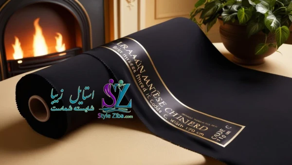 پارچه کرپ ایرانی نخ چینی لب ترکی کدcعرض170cm