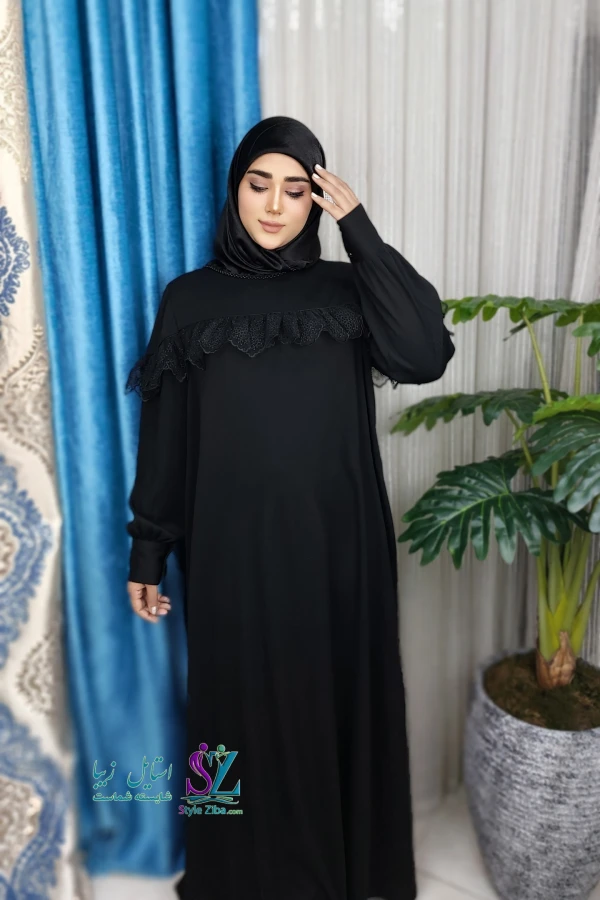 مانتو عبایی جلو بسته زنانه صبا