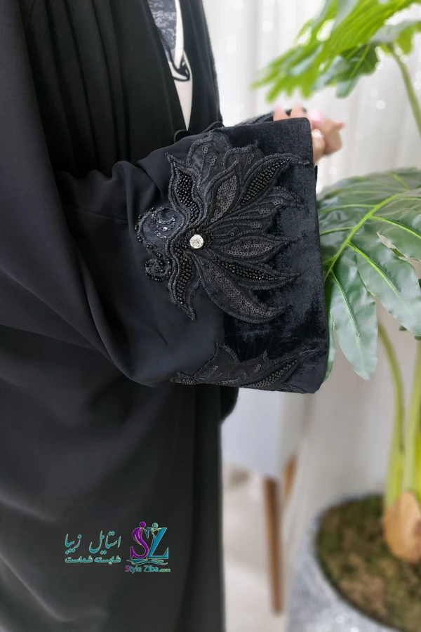 چادر جده جواهردوزی یاسمین