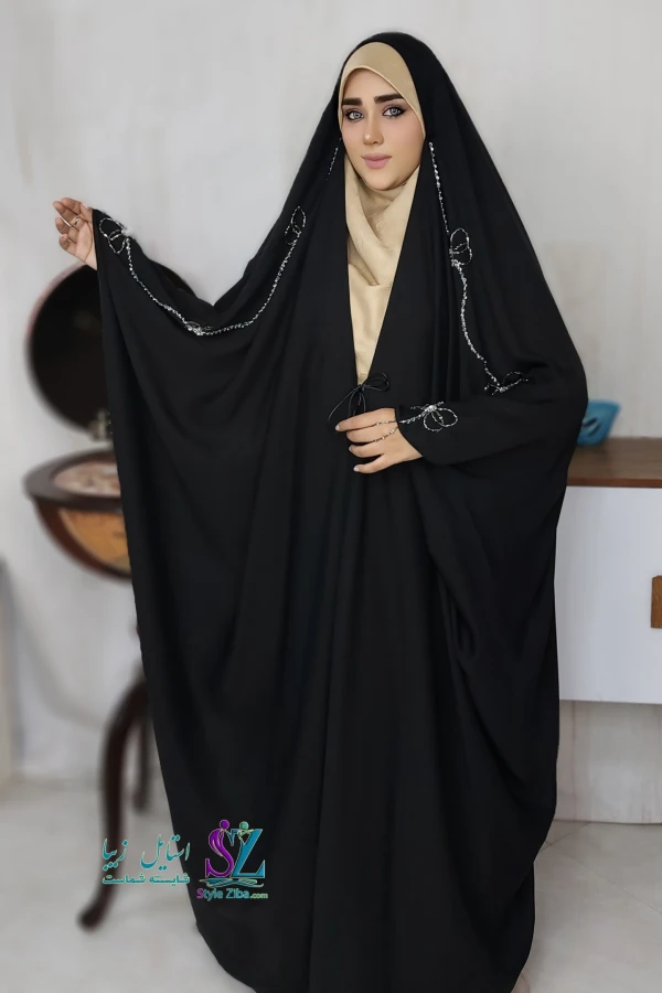 چادر جده جواهردوزی بهار