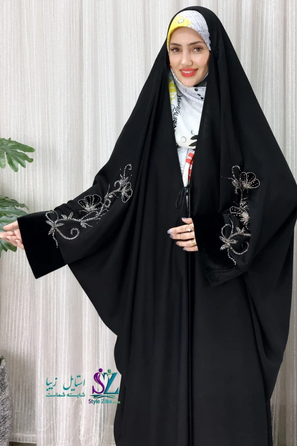 چادر جده جواهردوزی آپامه