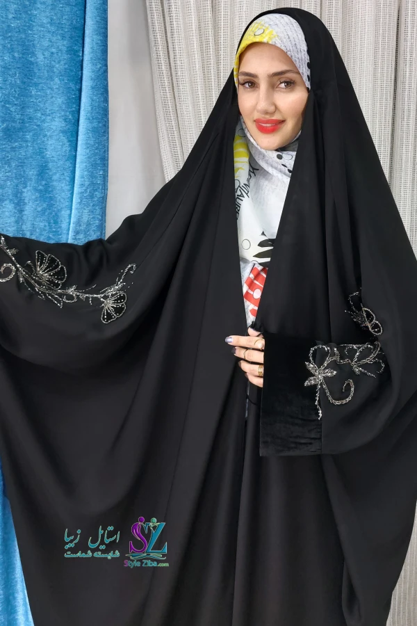 چادر جده جواهردوزی آپامه